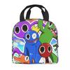 R-Rainbowed Friend  Accessories Insulated Lunch Bag For School Office Food Container Portable Thermal Cooler Lunch Box