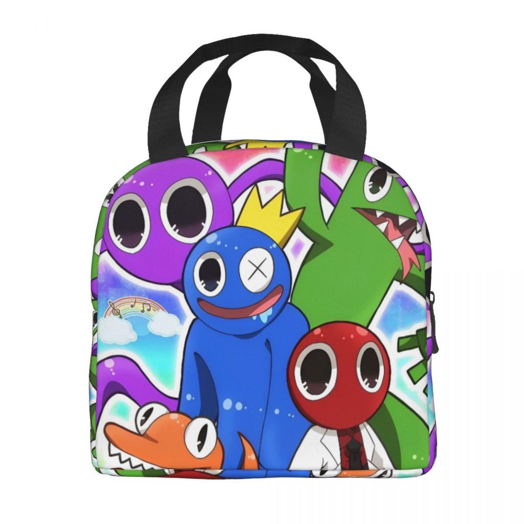 R-Rainbowed Friend Accessories Insulated Lunch Bag For School Office Food Container Portable Thermal Cooler Lunch Box