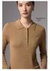 Le Ka Sha 2026 Women's 100% Pure Wool Polo Collar Long Sleeve Knit Pullover