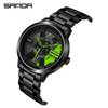Sanda Meilleure Vente 1088 Montre pour Adolescent: Personnalisé, Cadran Rotatif 3D, Tendance, Quartz Étanche.