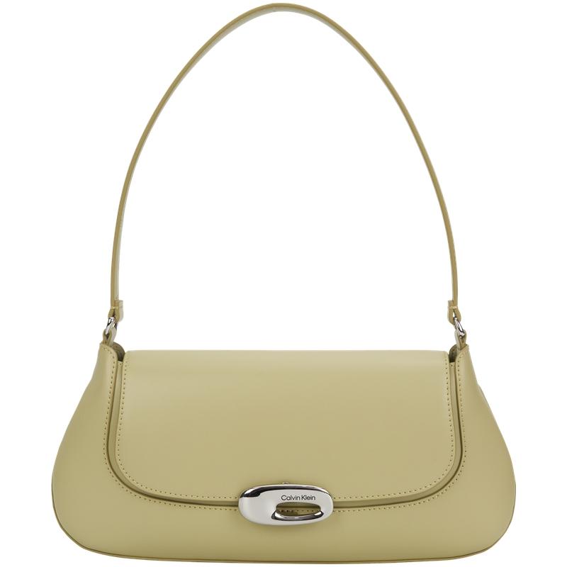 

Calvin Klein Elegant Commuter Minimalist Printed Saddle Bag Women Shoulder Bag Mint-Tea 4F3146G-IYZ Basic Set (Bag)