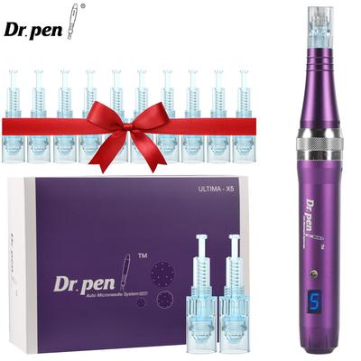 X5 Wireless Derma Pen Microneedling Derma Rolling MTS Micro Needle Therapy System Skin Care Beauty Tool With 12Pcs Needles Cartridges