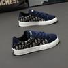 Trendmarke Herrenschuhe 2025 Frühling und Sommer neu weichsohlige Retro-Canvas-Schuhe vielseitiger Spirit Guy Sport- und Freizeit-Board-Schuhe