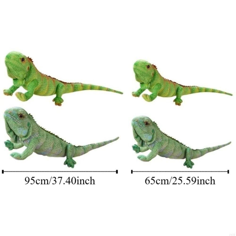 Wild Reptile Plush Mane Lizard Long Tail Stuffed Lizard Doll Lizard Plush Toy  Birthday Gift