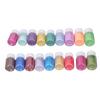 Metallic Pigment Powder 18 Colors Safe Harmless Mica Powder Metallic Pigments for DIY Crafts Resin