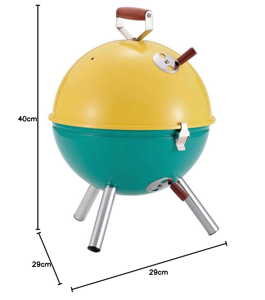 Captain Stag Multi Mini BBQ Stove M-6373 (Yellow X Green)
