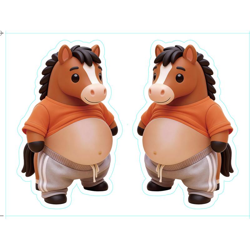 Funny Puppy Shiba Inu Dog Sticker 3D Cute Dog Silicone Belly Puppy Stickers Mobile Phone Decoration Party Favor Kids Gifts