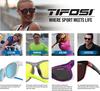 Tifosi Full Frame Retro Casual Swank Satin Black Smoke 1500500151 2-eye [Swank Polarized]