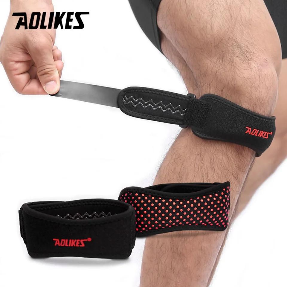 Supporto Ginocchiera Aolikes Stabilizzatore Per Corsa Escursionismo Tennis Salto Sollievo Dolore Artrite