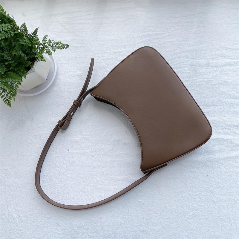 Autumn Underarm Bag Feeling Fashionable Retro Small Square Bag Simple Versatile Leather Portable Shoulder Bag Women