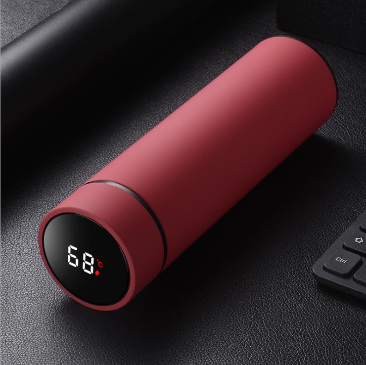 Hot Sale 304 Stainless Steel Water Bottle Vaccum Flask with Led Temperature Display