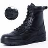 Factory Full Leather Boots Casual High Top Training Desert Black Work Shoes Hiking