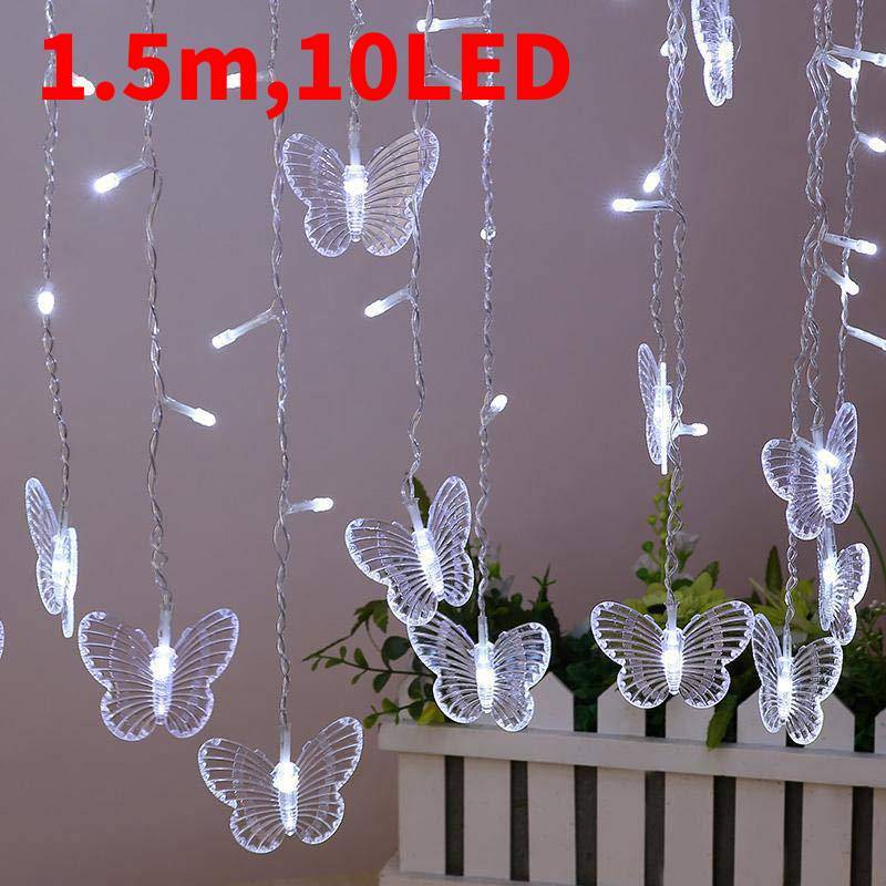 Butterfly Led String Light Set For Garden And Patio For Outdoor Celebration