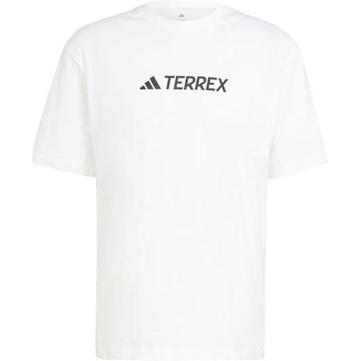Terrex Logo Crew Neck Short Sleeve T-Shirt Men Tops White JF9144