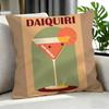 drink Daiquiri Cocktail Cushion Cover Cushion Cover Set Pcs x x x Pillowcase Decorative Sofa Home Decor