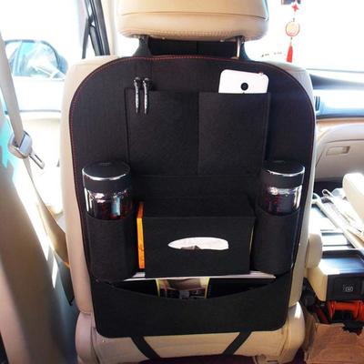 Car Universal Seat Back Organizer Multi-Pocket Storage Bag Tablet Holder Automobiles Interior Accessory Stowing Tidying