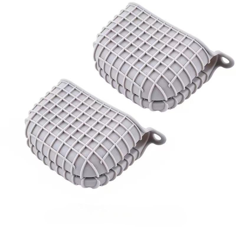 2pcs Non Slip Heat Resistant BBQ Gloves Silicone Oven Mitts for Grilling Baking Cooking Kitchen Accessories Household Product
