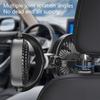 Portable ABS Vehicle USB Powered Fan with Double Head and Adjustable Speed for Long Road Trips Summer Efficient Cooling