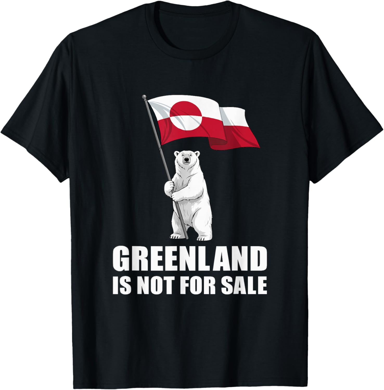 Greenland Not for Sale Greenland Flag Bear Greenlanders T-Shirt S разноцветный