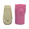 Succulent Vase Moulds Flowerpot Mold Human Face Shape Plant Pots Mold Pen Storage Holder Moulds Suitable for Crafting