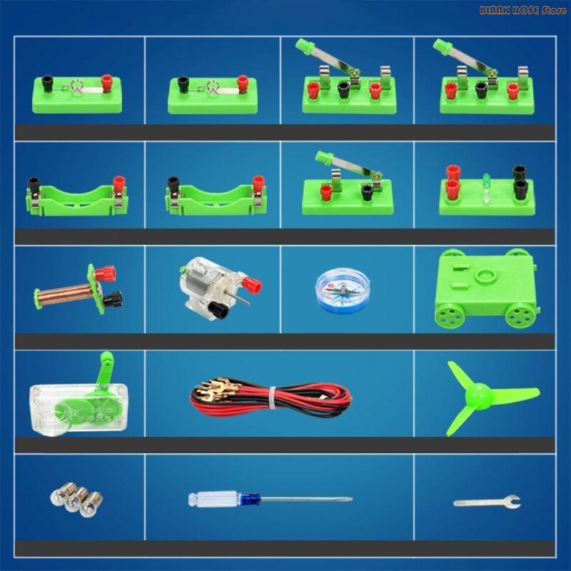 K1AE Physics Electric Circuit Learning Starter Science Lab Basic Electricity Magnetism Experiment Education Kits Present