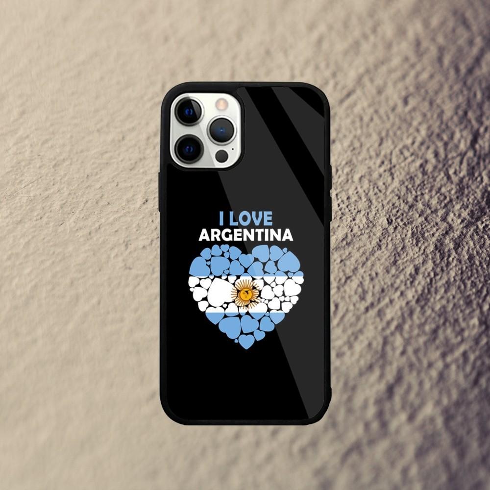 Argentina Flag Phone Case For iPhone 16,15,14,13,12,11,Plus,Pro,Max Mini Magsafe Magnetic Wireless Charging