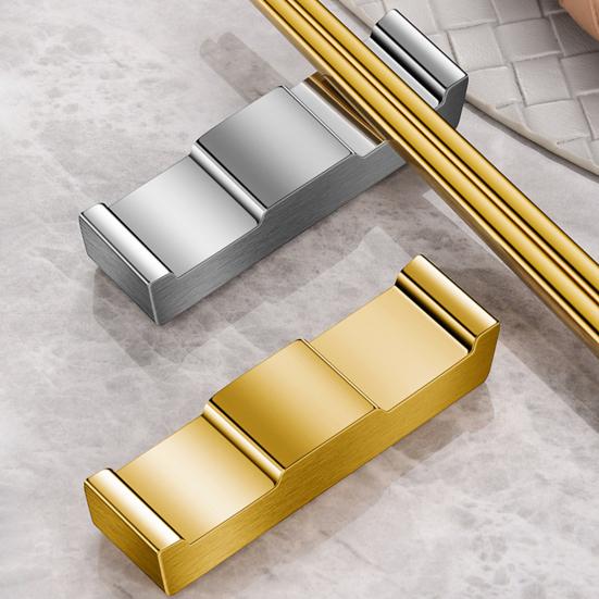 Nerezová podložka na hůlky Potravinová podložka na nože Snadné čištění Držák na příbory proti otiskům prstů ve stylu Palace