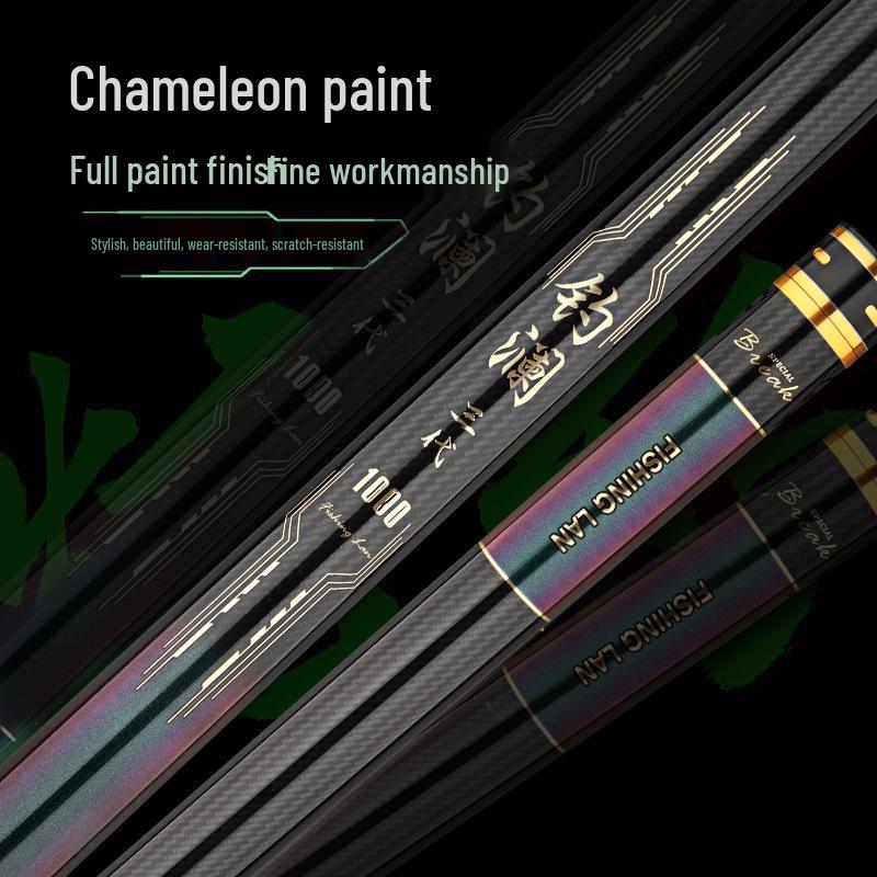 Canna da pesca di terza generazione ultraleggera e ultraresistente per casting, pesca tradizionale, buchi nell'erba, torrenti, laghi e bacini artificiali