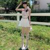 Lace Lace Pleated Skirt for Women Summer Skirt High Waist Short Skirt Ballet Style A-line Skirt Lace Skirt