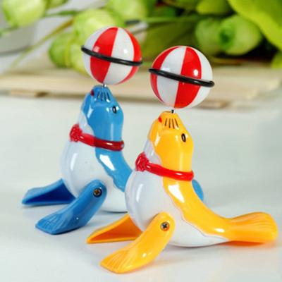 Wind-up Toy Interactive Kids Wind-up Seal Toy No Batteries Required Clockwork