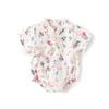 Newborn Summer Thin Cotton Gauze Short Sleeve Baby Romper