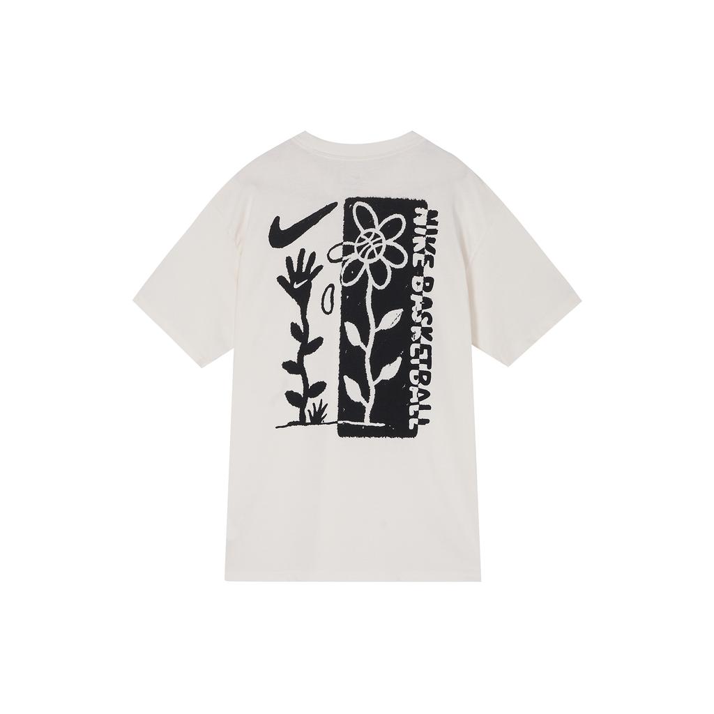 Nike Logo Printing Pattern Pullover Casual Short Sleeve T-Shirt White DX3328-905