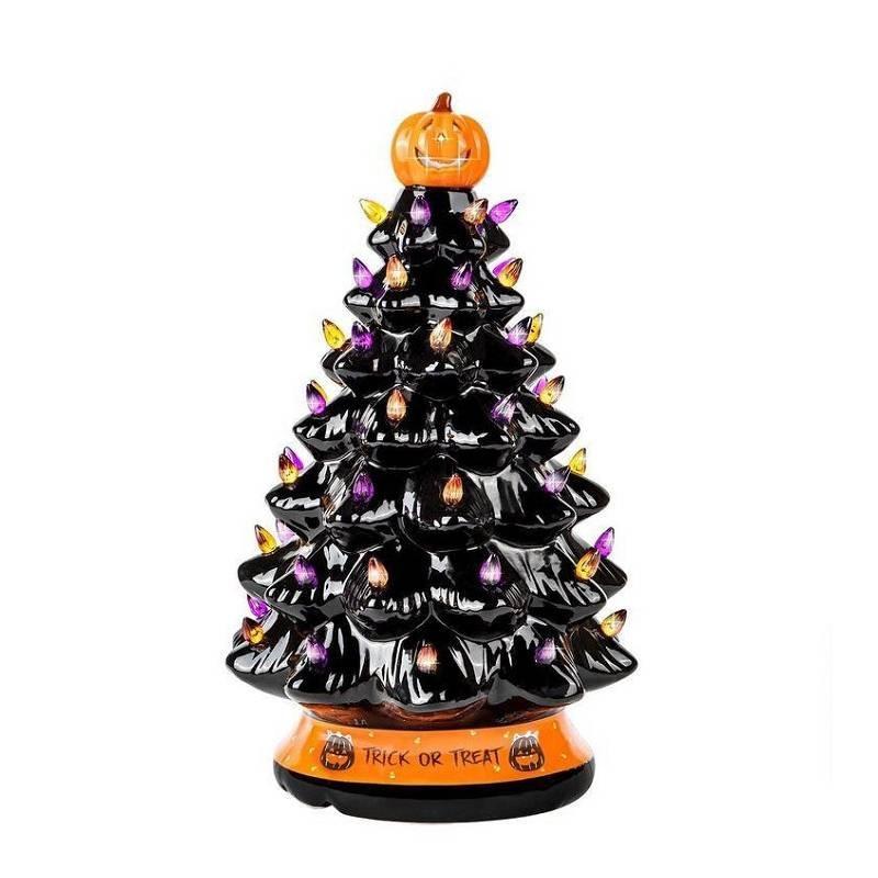 

Хэллоуин 30см Дерево Тыква Светодиодная Пластиковая Лампа Декор Вечеринка Нарядные Принадлежности