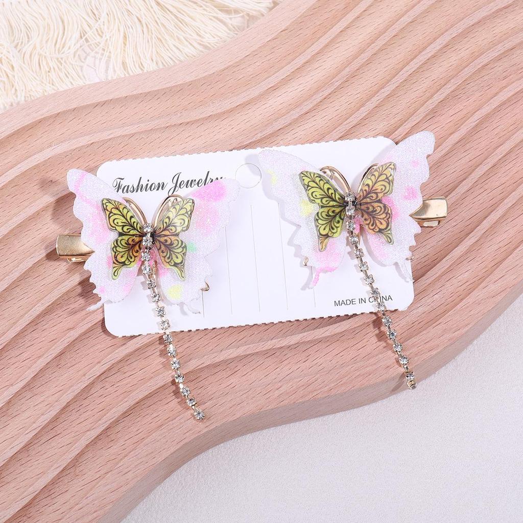 Exquisite Butterfly Hair Clip for Women & Children: High-End National Style Accessory