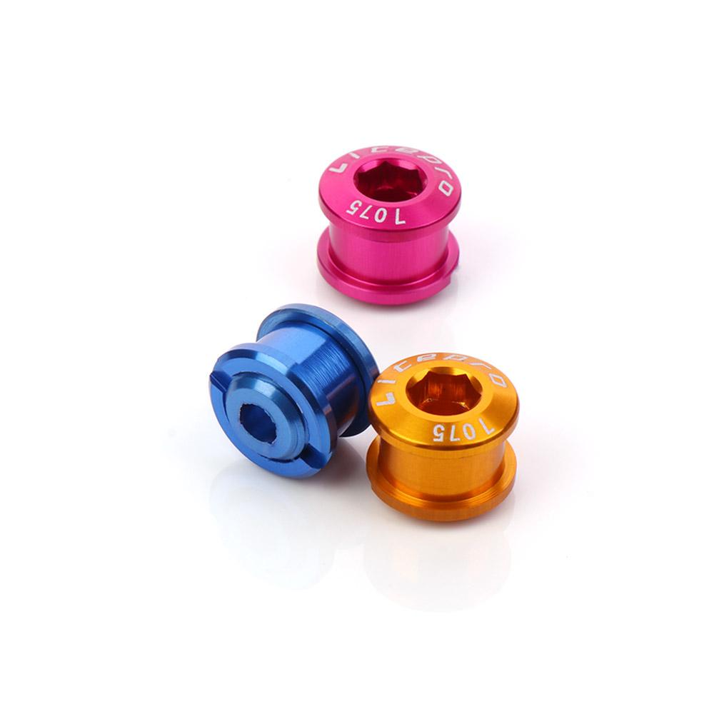 4Pcs 7075 Road Bike Accessories MTB Bicycle Disc Screw Chainring Wheel Bolt Chainwheel Screws Cycling Crankset Parts