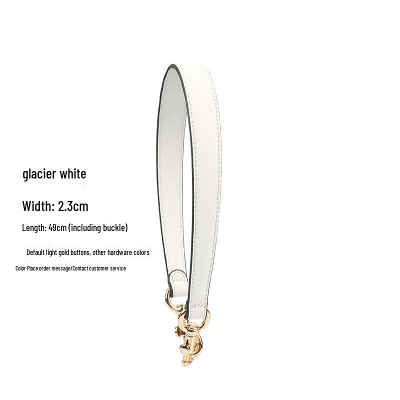 Black PU Handbag Replacement Strap: Women's Underarm Bag, Short Single Shoulder Handle, Trendy Plain Design