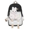 The Backpack Comes With A Cartoon Rabbit Fashionable Cute Coin Wallet Versatile