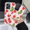 Cherry Checkered Pattern Case for Xiaomi Poco F3 GT F4 X3 Pro C51 C50 X5 X3 NFC Back Phone Cover