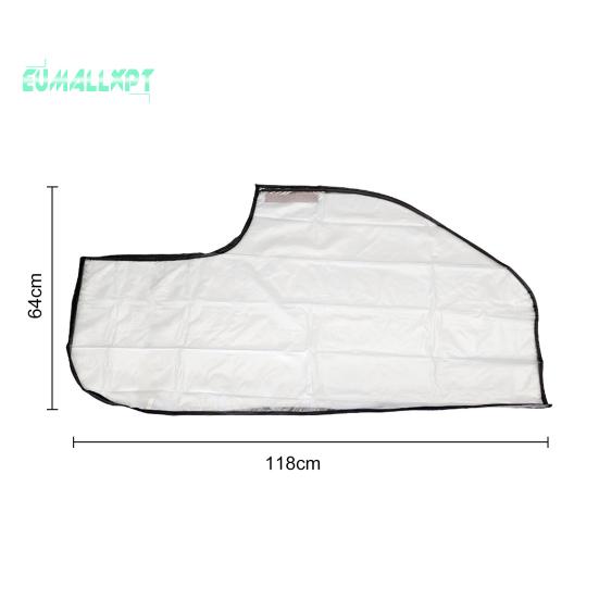 Copertura antipioggia pieghevole per sacca da golf - Impermeabile e antipolvere, copertura antipioggia trasparente in PVC, resistente, per golfisti donne uomini