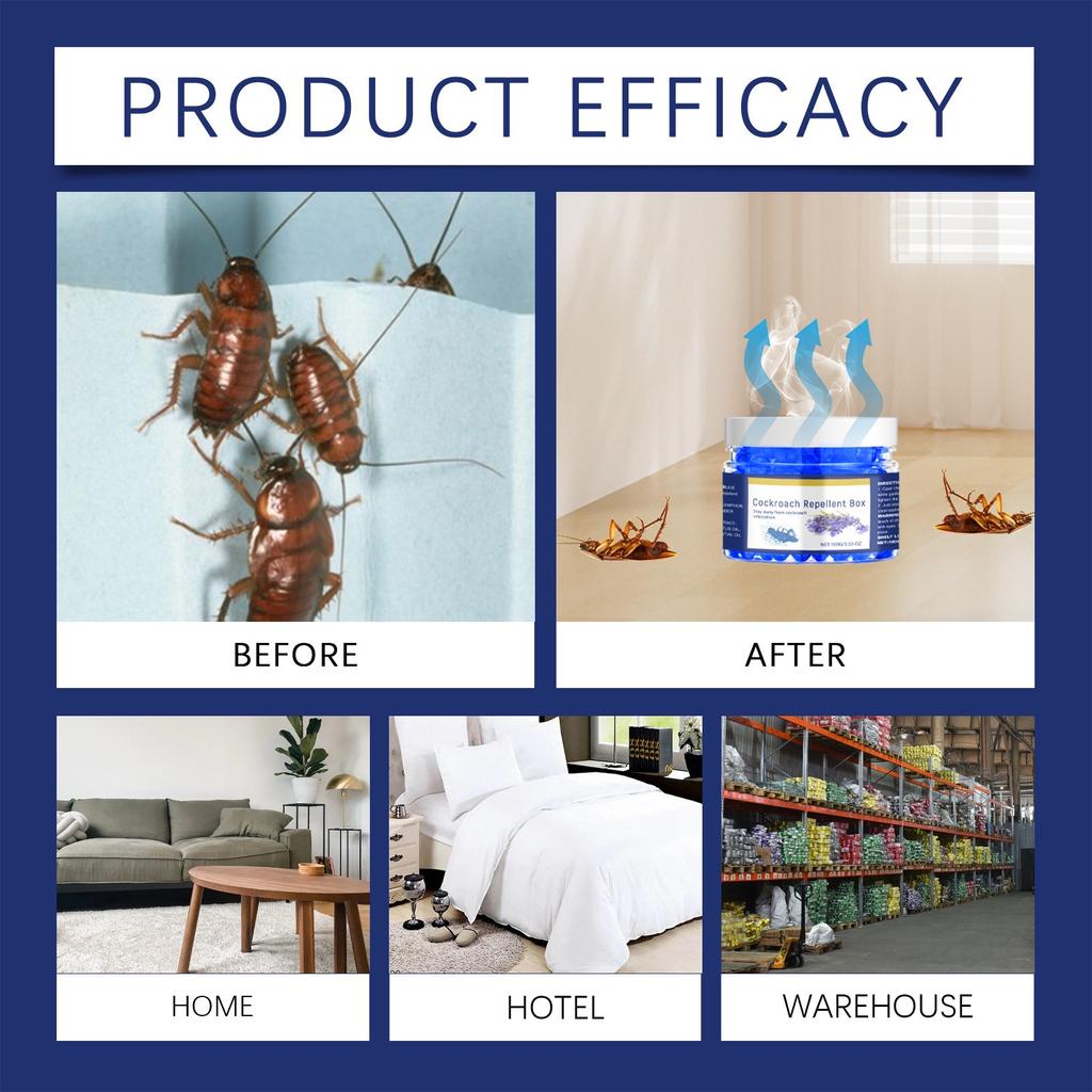 Cockroach Gel Bait Perfect Roach Control Solution   Businesses In All Spaces  Long-Lasting   Easy To Apply