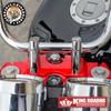 King Road 88 Yamaha XJR400 4HM Chrome Plated Handle Clamp Setback Holder