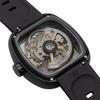 MINBER Watch Automatic Skeleton Dial Men's Mechanical Watch Black M9172G-BK