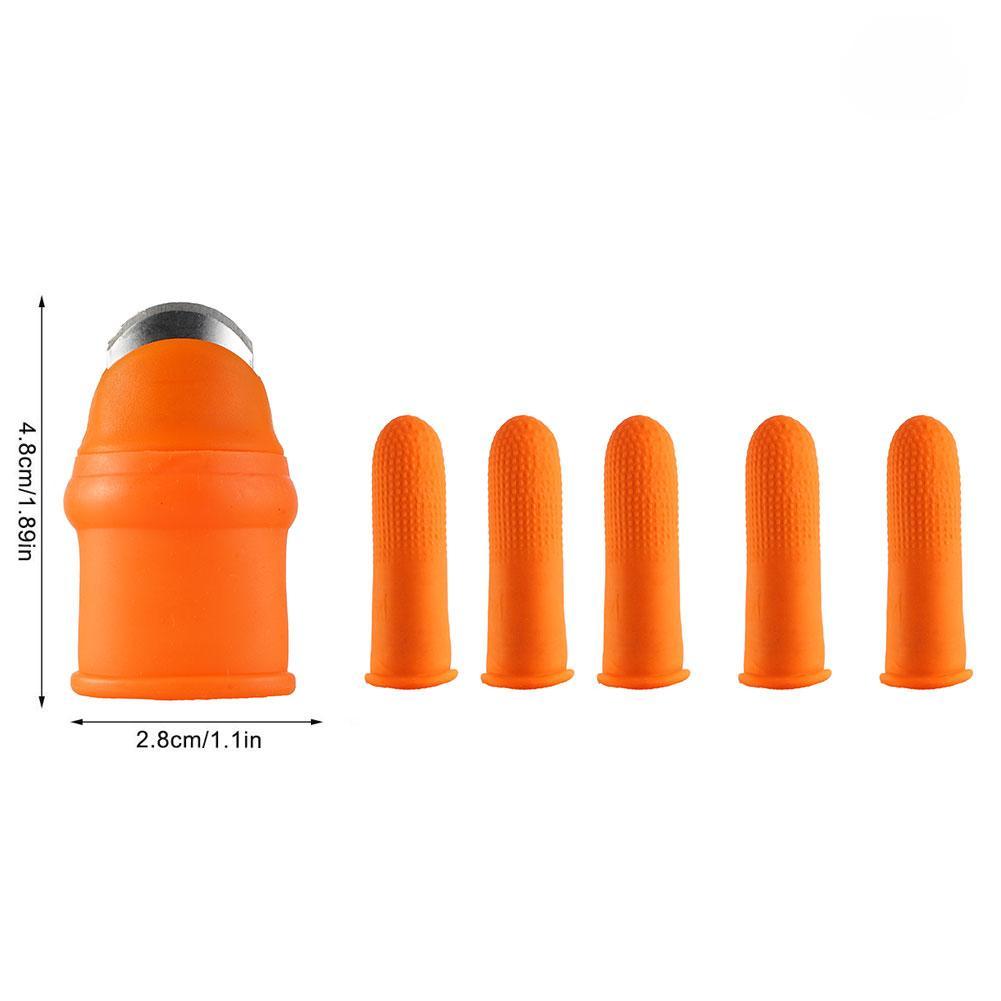 

Силиконовый нож для большого пальца, усовершенствованный резак для садового сепаратора, нож для сбора фруктов и растений, портативный нож для кухонного садового инструмента