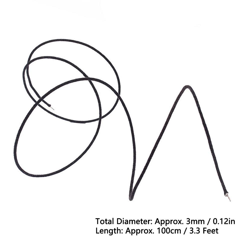 2pcs 3.3 Feet Length Cloth-Covered Guitar Wire 22 AWG Guitar Accessories Guitar Restoration