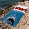 J-jaws-s Show Towel Large Quick-Drying Microfiber Soft Beach Towel for Travel Fitness Sauna Bathing Camping