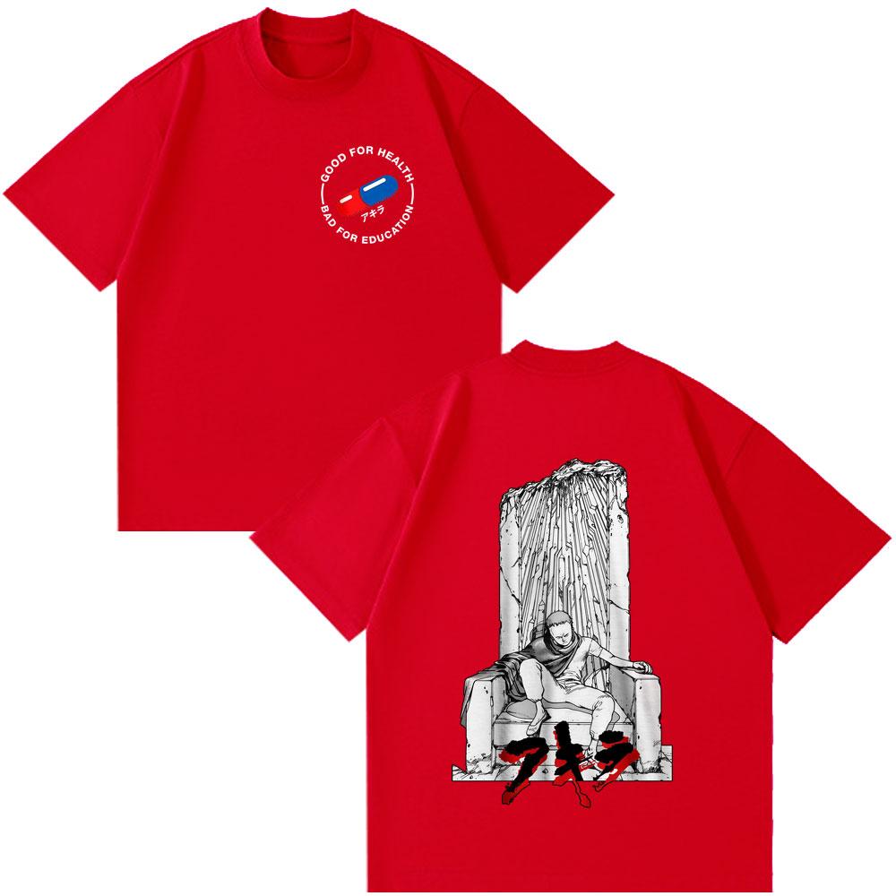 

Anime Akira T Shirts 90s Japanese Unisexga Shotaro Kaneda Shima Tetsuo Tshirt Unisex Women Fashion Tee Tops Oversized Couple T-shirts S