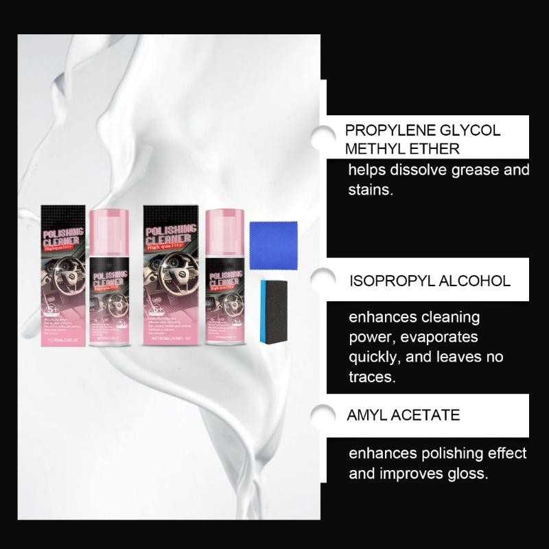 Compact Car Interior Care Scratch Remover Leather Protector Auto Detailing for Active Leather Cleaning & Protection