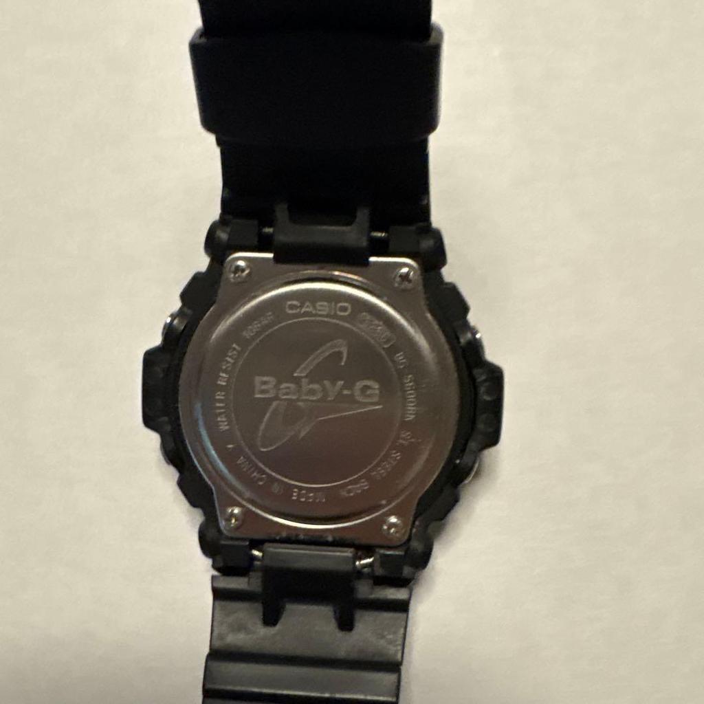 Used CASIO Baby-G Digital Watch Black 3286