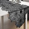 Mesh Gothic Lace Tablecloth Translucent Halloween Table Decoration  Restaurant