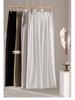 Urban Tencel Acetate Wool Elastic-Waist Wide-Leg Pants - Lazy Style